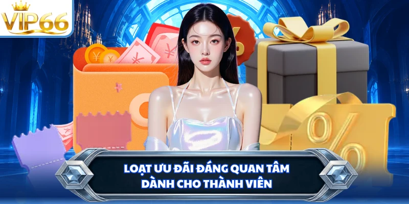 Loạt ưu đãi đáng quan tâm dành cho thành viên