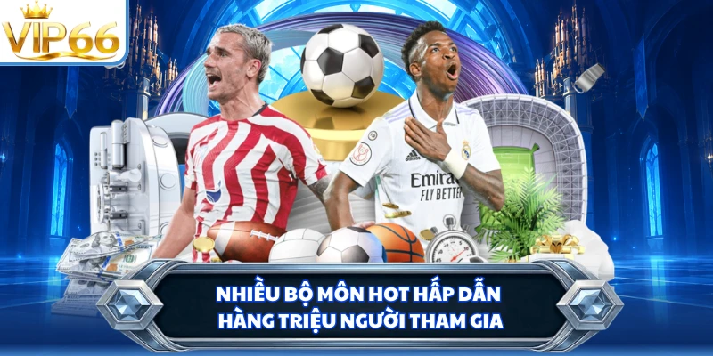 Nhiều bộ môn hot hấp dẫn hàng triệu người tham gia