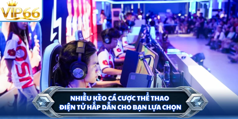 Nhiều kèo cá cược thể thao điện tử hấp dẫn cho bạn lựa chọn