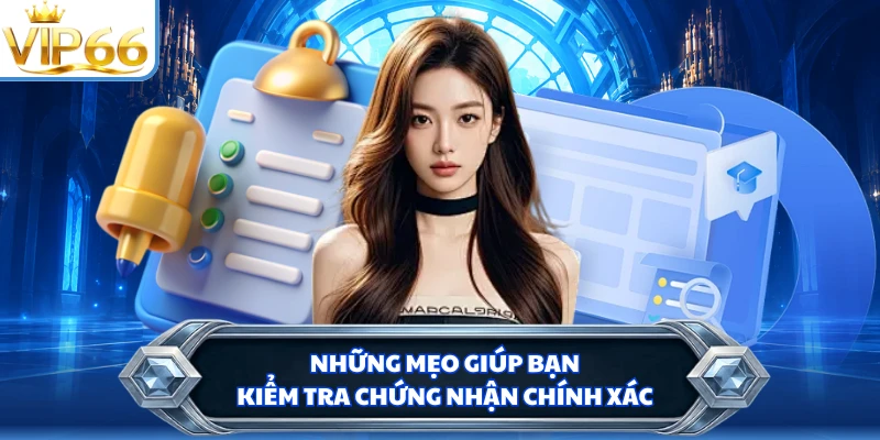 Những mẹo giúp bạn kiểm tra chứng nhận chính xác