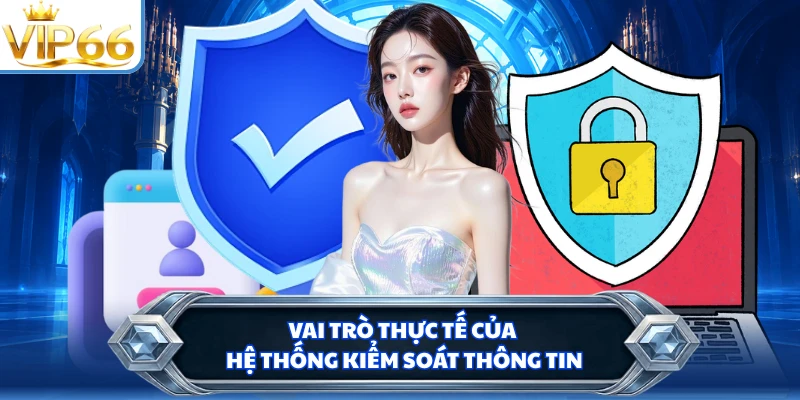 Vai trò thực tế của hệ thống kiểm soát thông tin